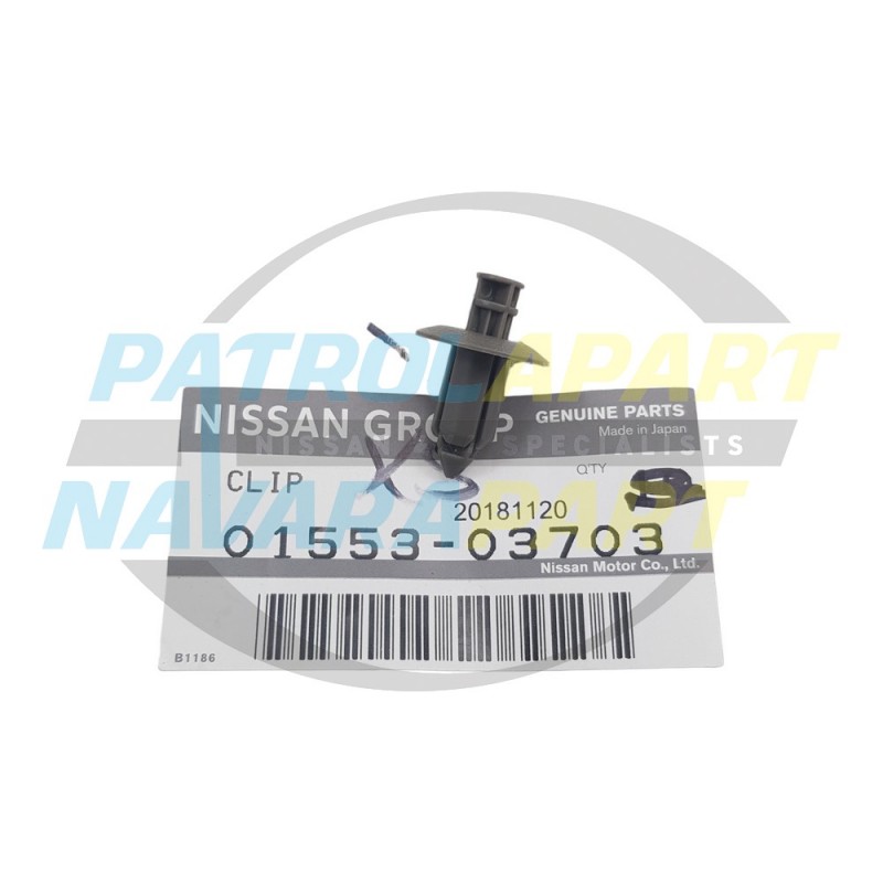 Genuine Nissan Patrol GU Early Interior Clip Colour Code K