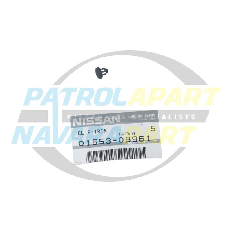 Genuine Nissan Patrol GU Y61 Top Corner Door Seal Clip Front Doors