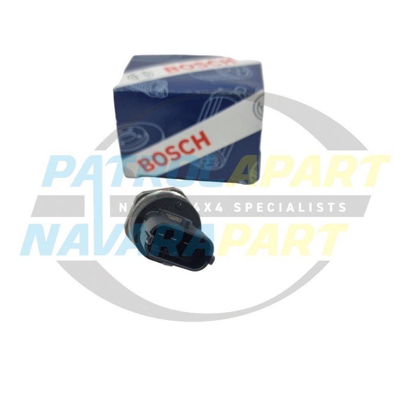 Genuine Bosch Fuel Rail Pressure Sensor fits Nissan Patrol GU Y61 ZD30 CR