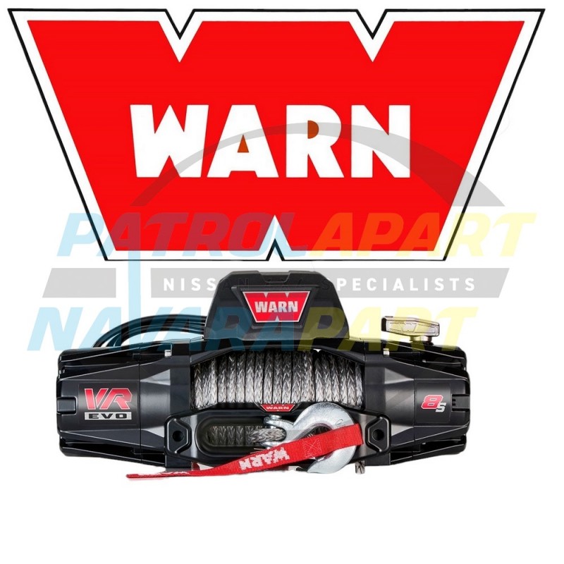 Warn VR EVO 8-S Winch 27m Synthetic Rope IP68 2in1 Remote