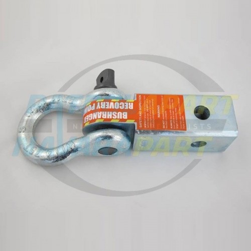 TOW BAR Recovery Hitch 5T Rating with 4.75T Bow Shackle for 4WD 4x4