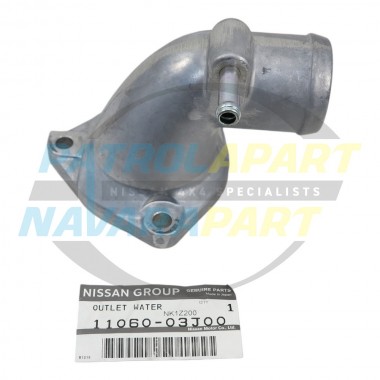 Genuine Nissan TB42 Carby Thermostat Housing Outlet