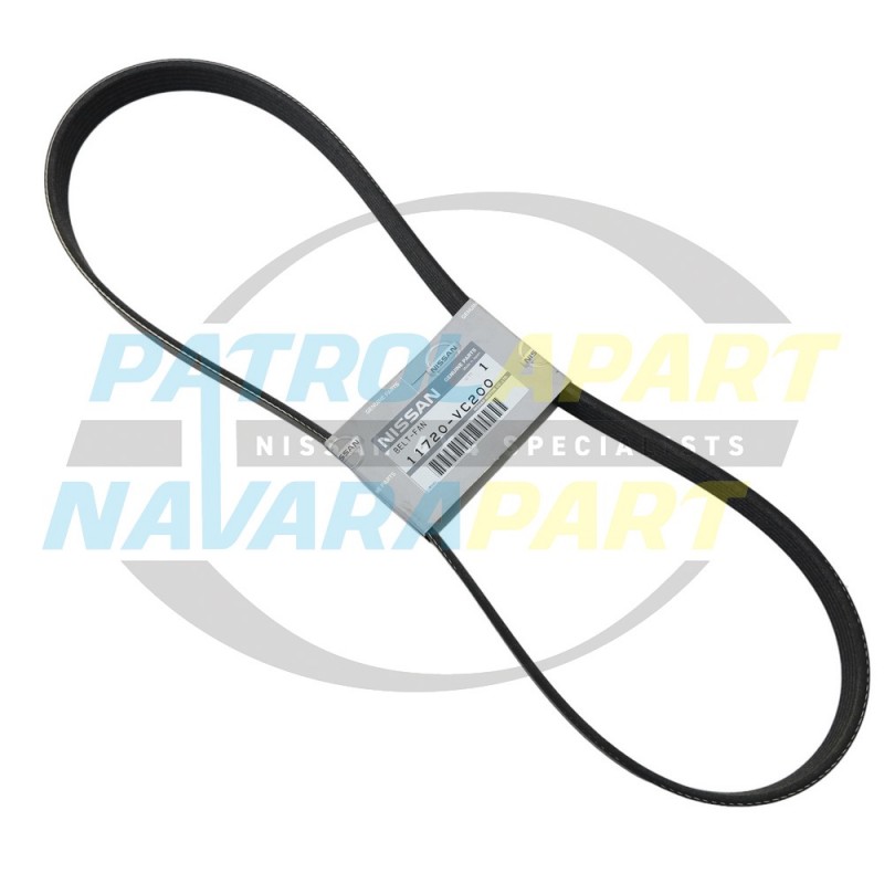 Genuine Nissan GU Patrol Engine Alternator Serpentine Fan Drive Belt TB48