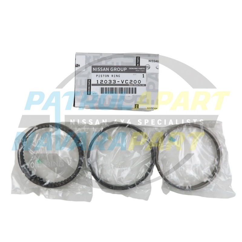 Genuine Nissan Piston Ring Set Suit Nissan Patrol TB45 & TB48