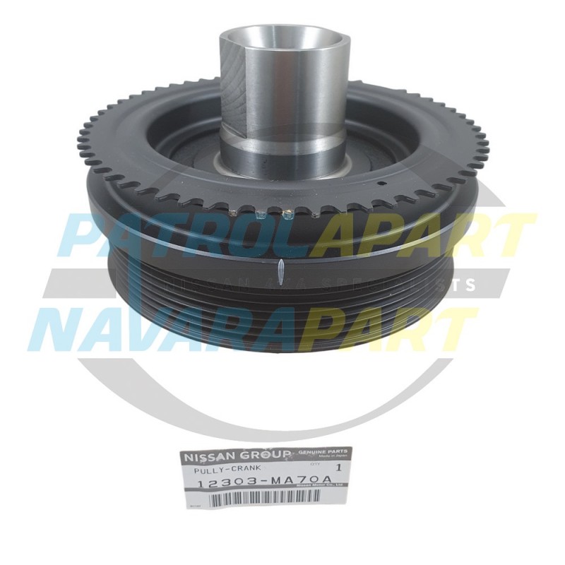 Genuine Nissan Patrol GU Y61 ZD30 Common Rail Harmonic Balancer 2007 on