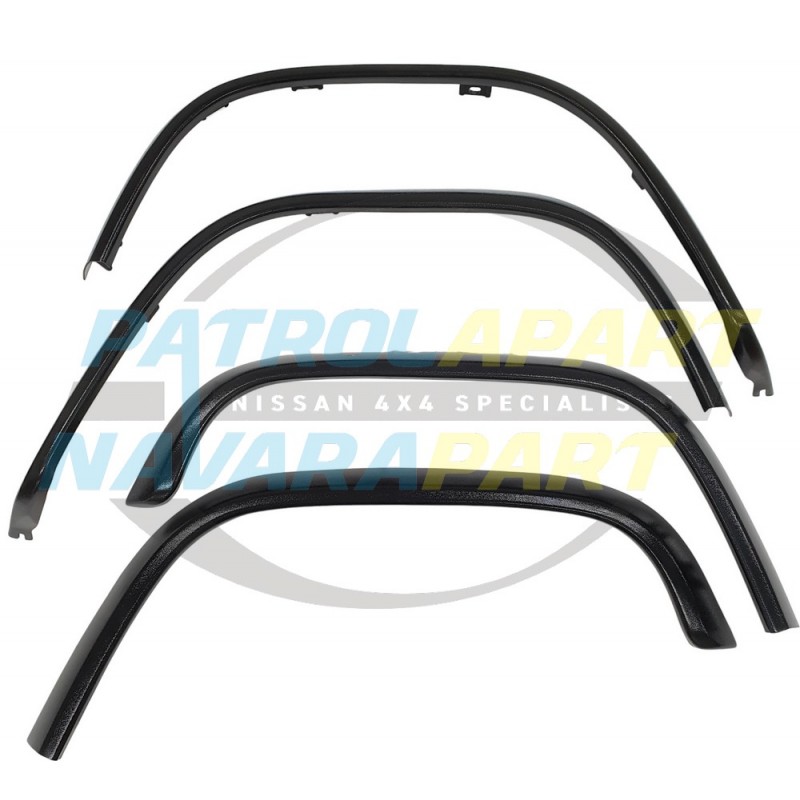 Brand New Set of 4 Plastic Factory Look Flares for Nissan Patrol GQ Y60