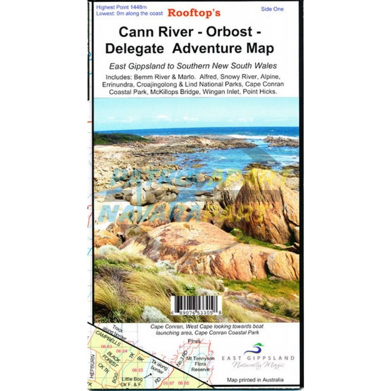 Cann River - Orbost - Delegate Rooftop Adventure Map