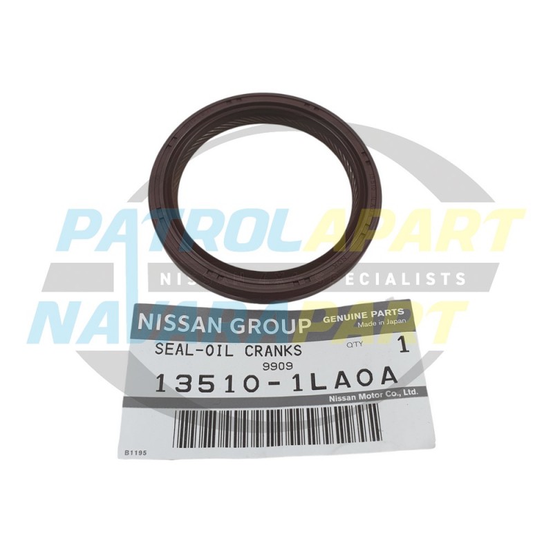 Genuine Nissan Patrol Y62 VK56 Front Harmonic Crankshaft Seal