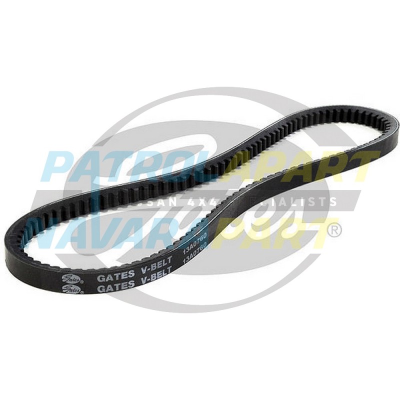 Power Steering Fan Belt Gates suits Nissan Patrol GQ Y60 GU Y61 RD28