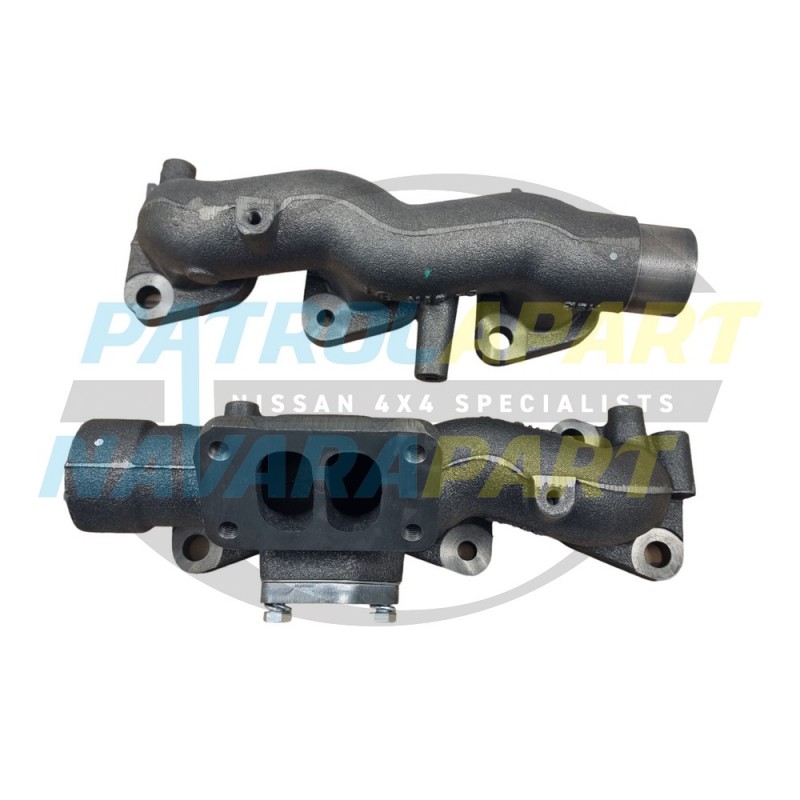 Genuine TD42 Turbo Exhaust Manifold Low Mount Nissan Patrol GU Y61