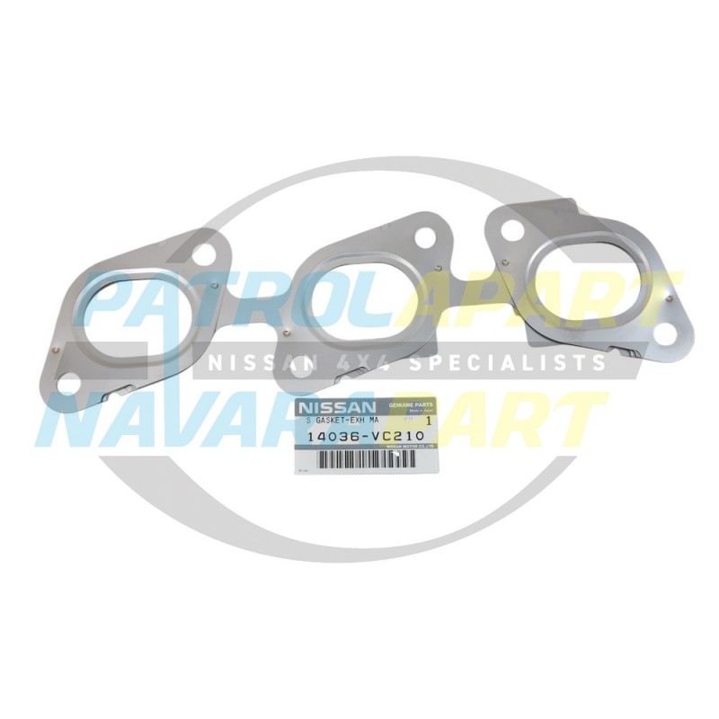 Genuine Nissan Patrol GU TB48 Exhaust Manifold Gasket REAR