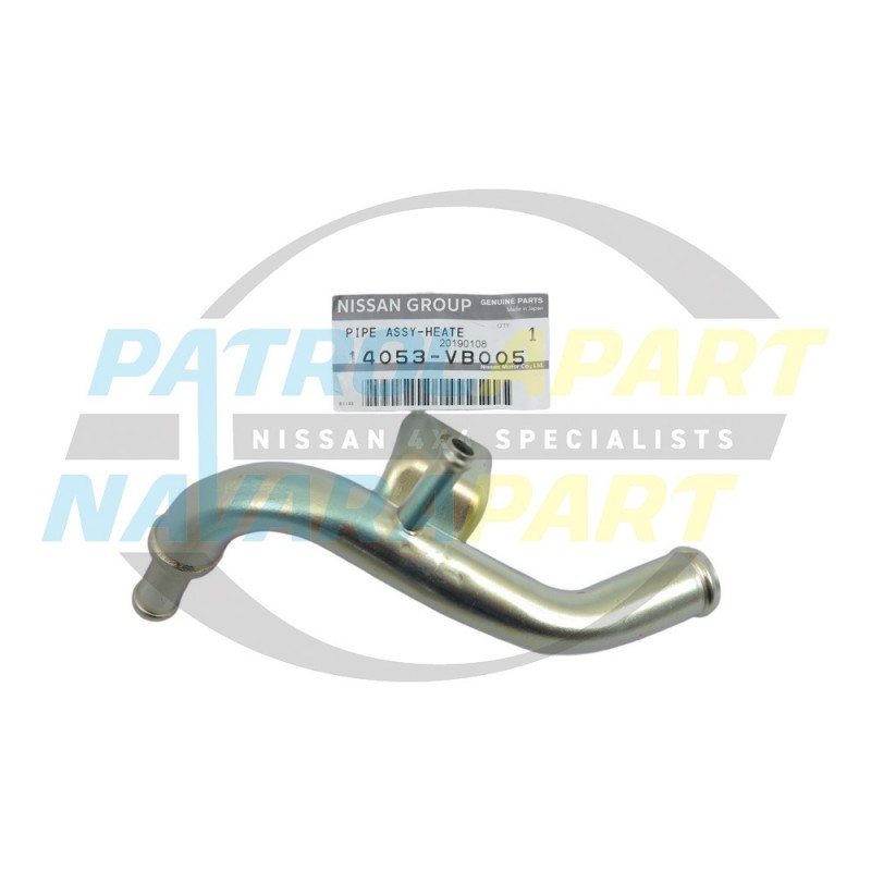 Genuine Nissan Patrol GU TB45 Water Bypass Pipe Under Manifold