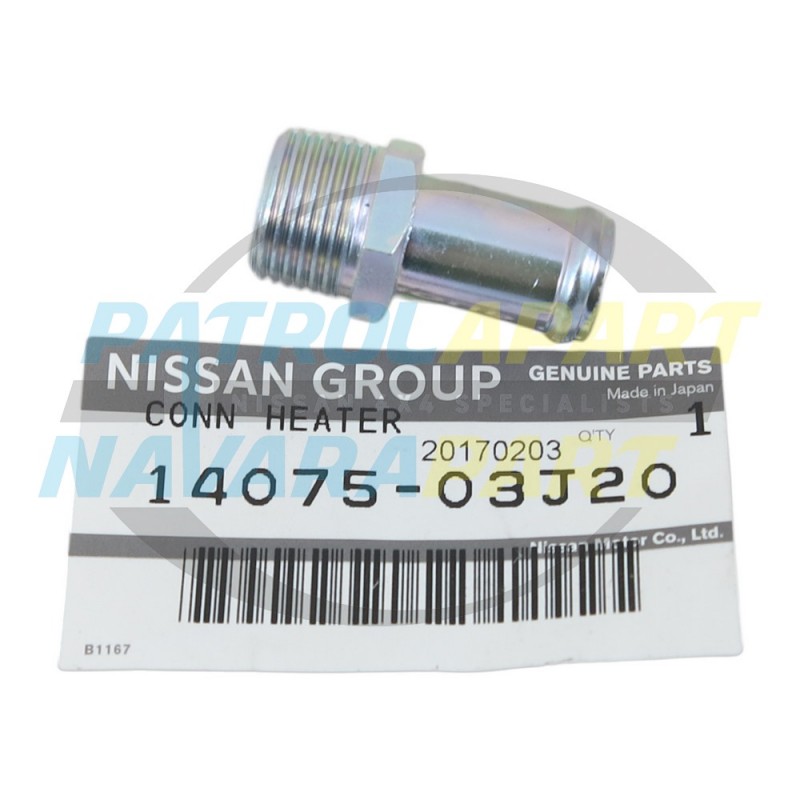 Genuine Nissan Patrol GQ TB42 Lower Thermostat Water Outlet