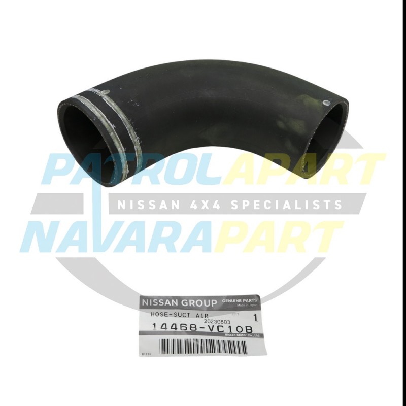 Genuine Nissan Patrol GU ZD30 Throttle Body to Intercooler Pipe Hose