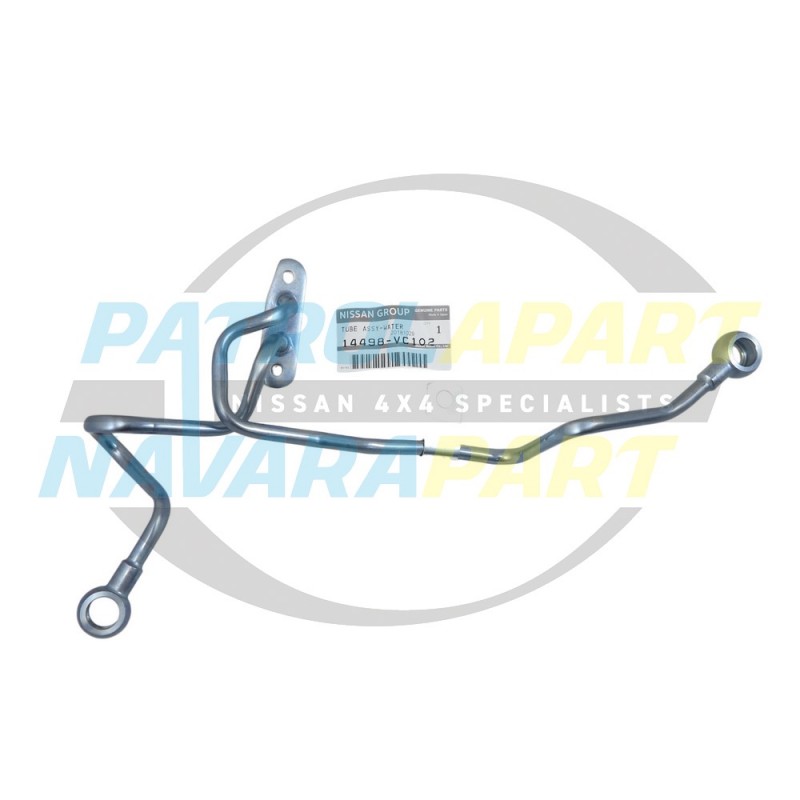 Genuine Nissan Patrol GU ZD30 Turbo Water Drain Feed Pipe 01-02