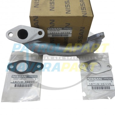 Genuine Nissan Patrol EGR Pipe & Gaskets GU ZD30 D/S