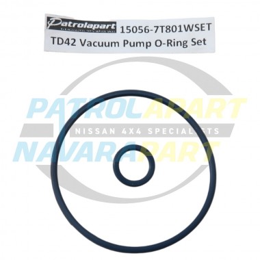 Genuine Nissan Patrol ORing TD42 Vacuum Pump Late TD SET of 2