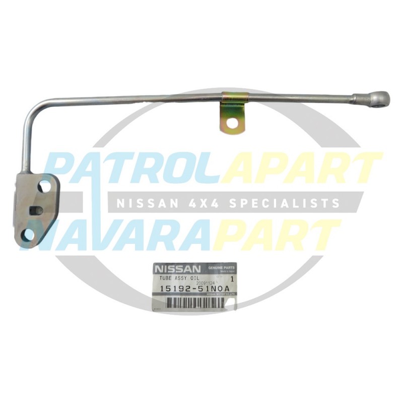 Genuine Nissan Patrol GU TD42T & TD42TI Turbo Oil Feed Line