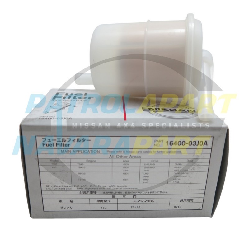 Genuine Nissan Patrol GQ Y60 Fuel Filter Suit TB42 carby