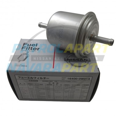 Genuine Nissan Fuel Filter - Nissan Patrol Y61 GU TB48 Straight