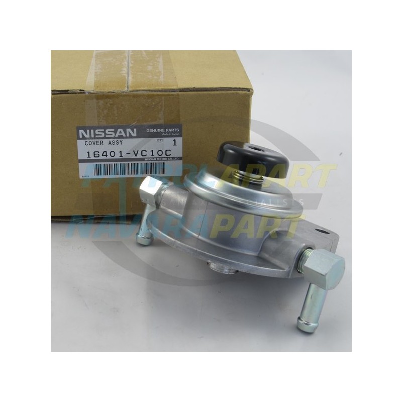 Genuine Nissan Patrol Lift Pump Fuel Filter Primer GQ TD42 & GU ZD30 10mm fitting.