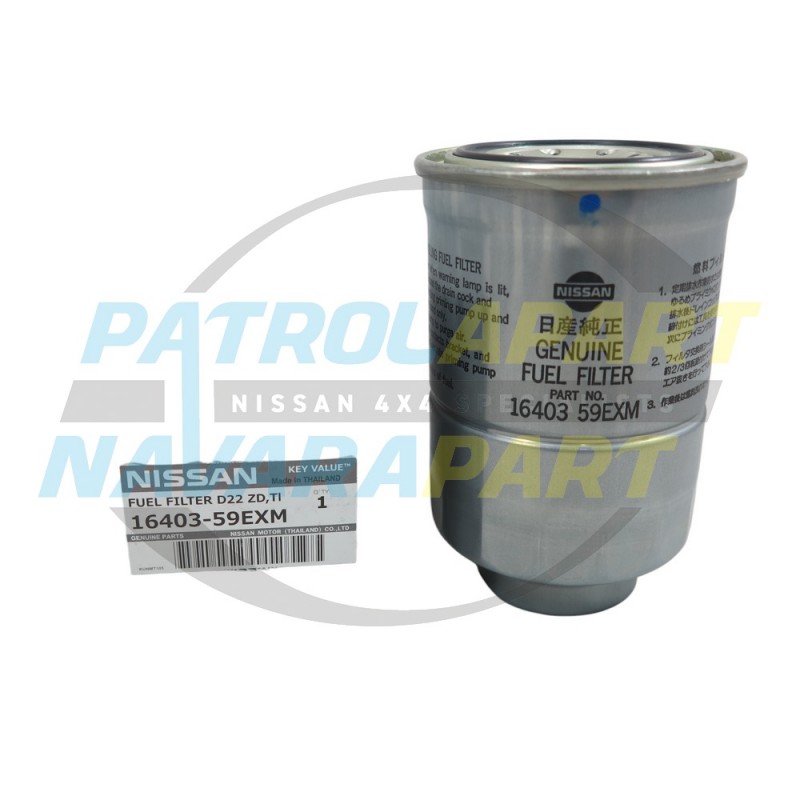 Genuine Nissan Patrol GU GQ Diesel Fuel Filter RD28 TD42 ZD30DI