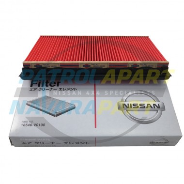 Genuine Nissan Air Filter - Nissan Patrol Y60 GQ TB42E EFI