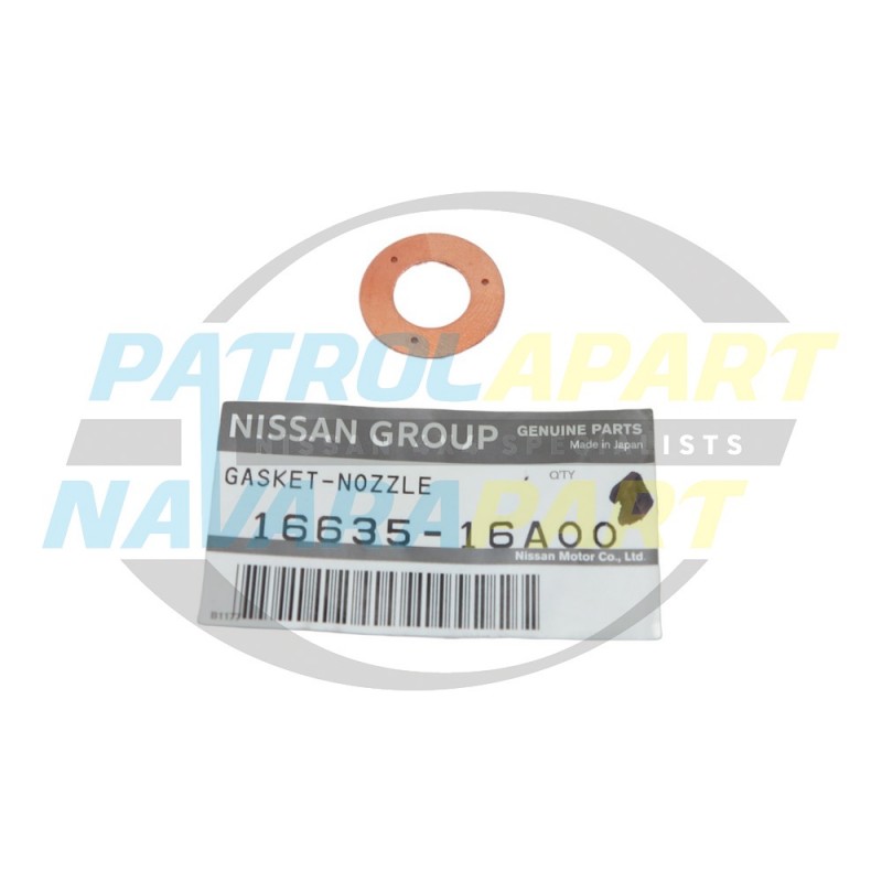 Genuine Nissan Patrol GQ GU RD28 Injector Gasket Washer Lower