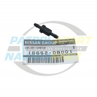 Genuine Nissan Patrol GU ZD30CR Injector Bleed Off Return Valve