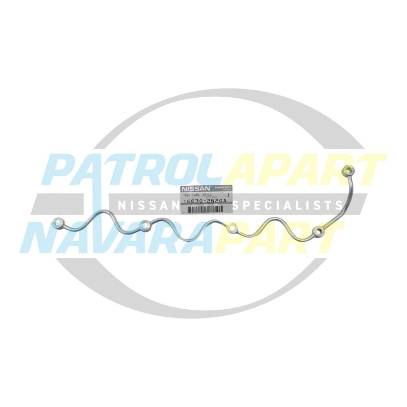 Genuine Nissan Patrol GU ZD30 DDi Injector Fuel Return Rail Bleed Off