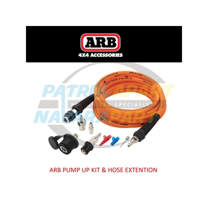 ARB Tyre Inflation Pump Up Hose Kit V2 for CKMA12 Compressor suits Nissan Patrol GQ GU Y62