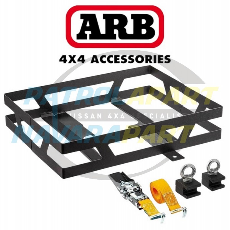 ARB Baserack Dual Jerry Can Mount for Roof Rack - Horizontal Position