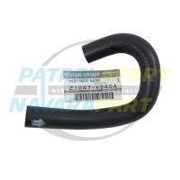 Genuine Nissan Patrol GU Y61 ZD30CR Heater Joiner Hose to Overflow