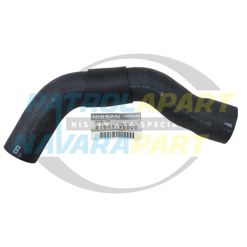 Nissan Patrol Genuine Upper Top Radiator Hose GU TD42TI Skinny