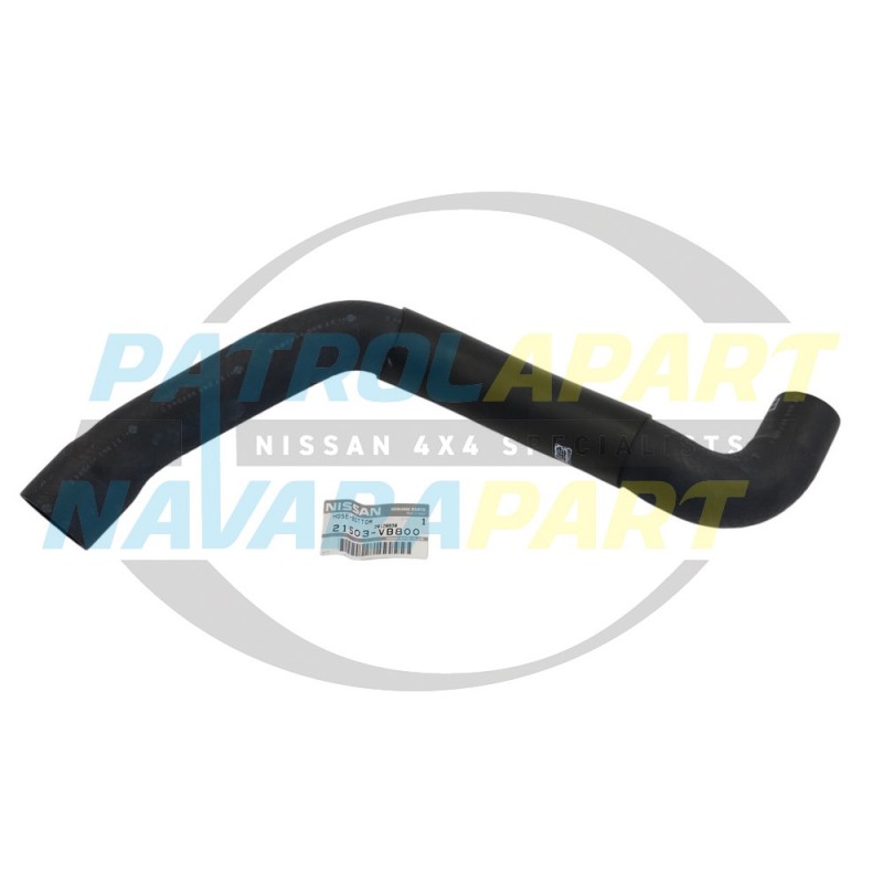 Nissan Patrol Genuine Radiator Hose GU ZD30Di Bottom