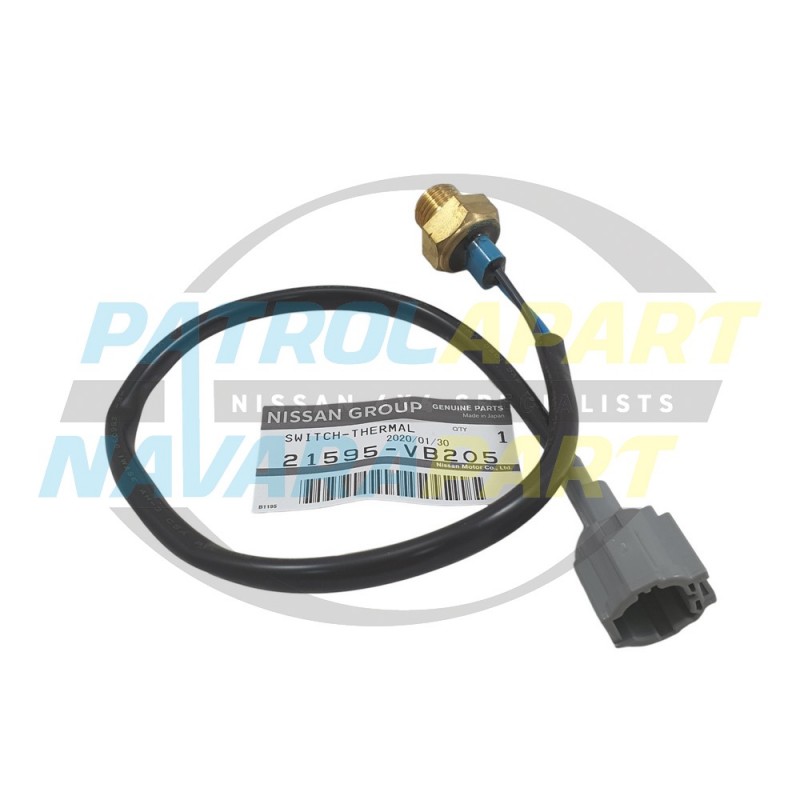 Genuine Nissan Patrol Y61 GU TD42 & TD42T Radiator Thermal Switch Sensor