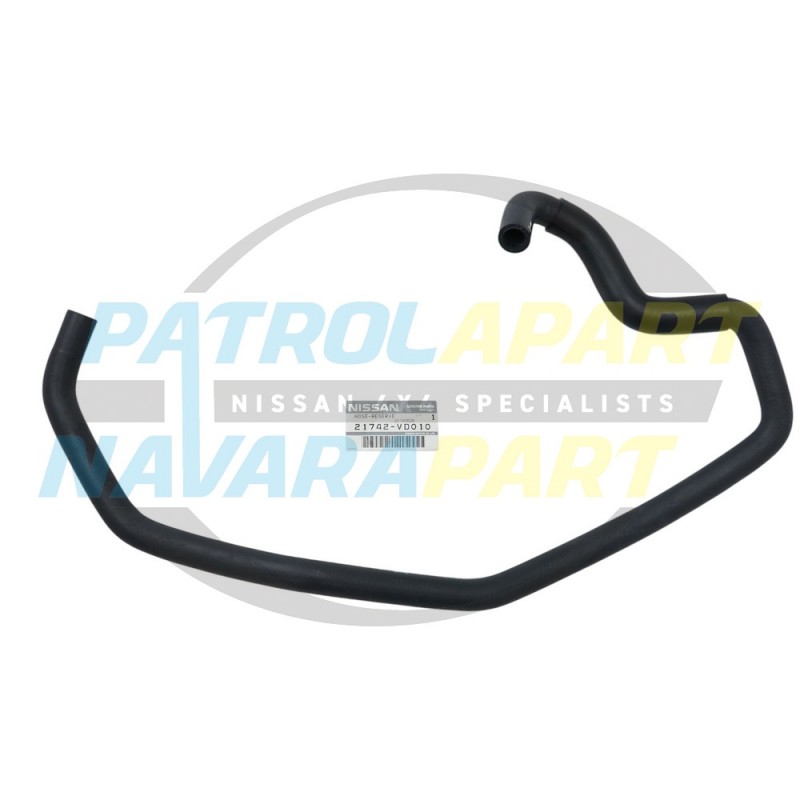 Genuine Nissan Patrol GU TD42Ti Hose Overflow to Engine