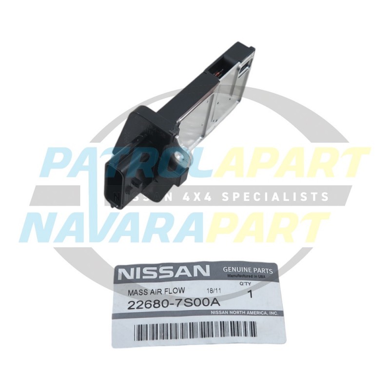 Nissan Patrol GU Genuine Mass Air Flow MAF Sensor ZD30 Series 4 & Y62 VK56