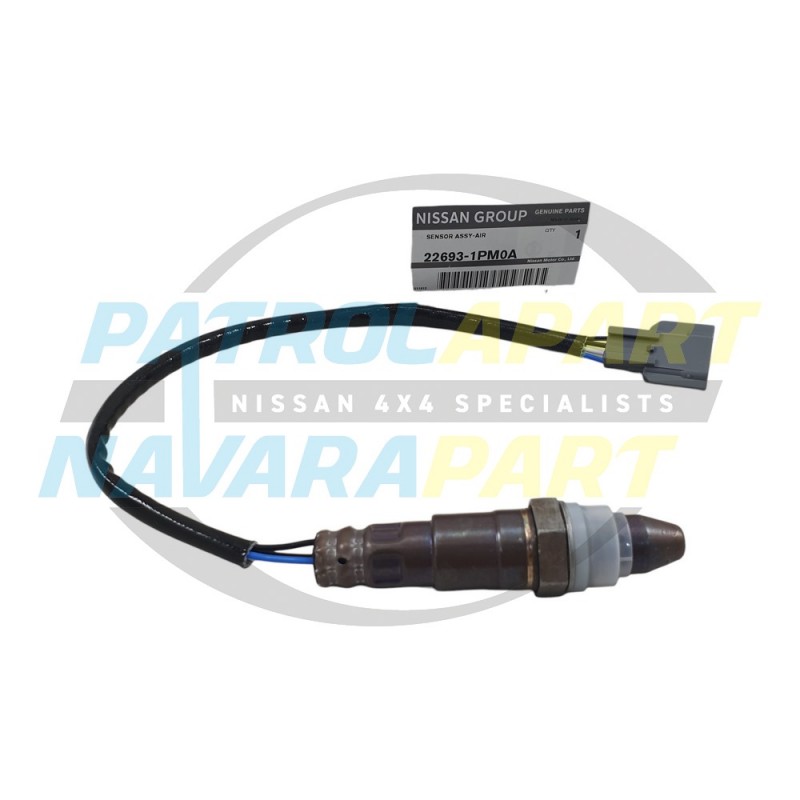 Genuine Nissan Patrol Y62 VK56 Series 3 on Oxygen Lambda Sensor Front