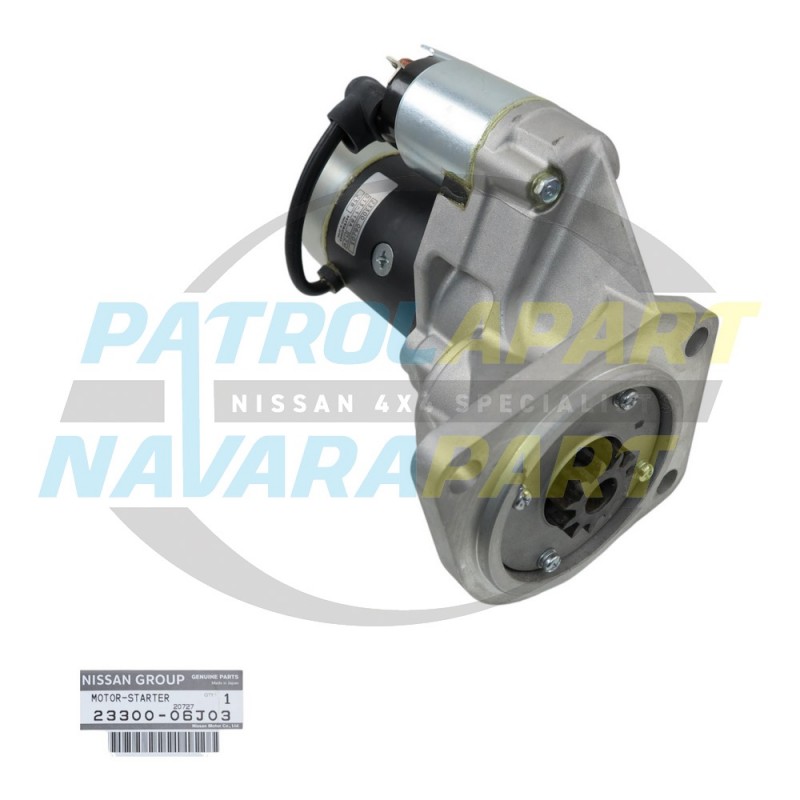 Genuine Hitachi Starter Motor suits Nissan Patrol GQ Y60 GU Y61 TD42