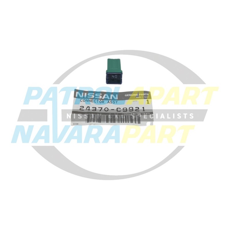 Genuine Nissan Patrol Y61 GU Fuse Green 40A