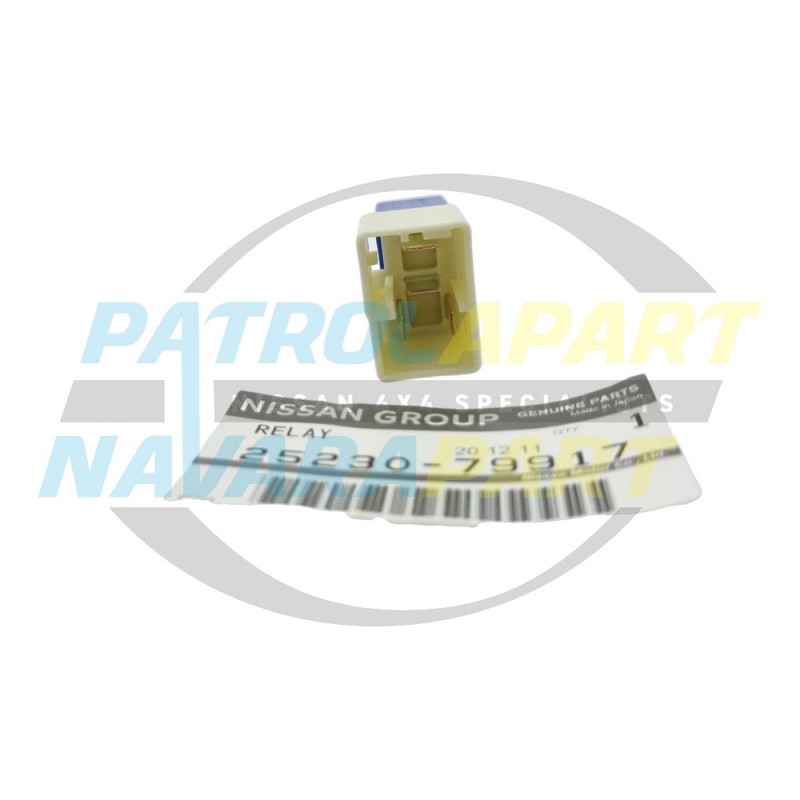 Genuine Nissan Patrol GU Y61 & Y62 Blue 4 Pin Relay