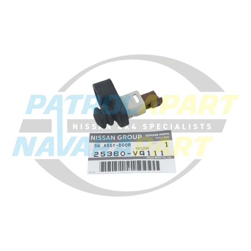 Genuine Nissan Patrol GQ GU Door Switch Sensor Brown 1 Pin with Rubber