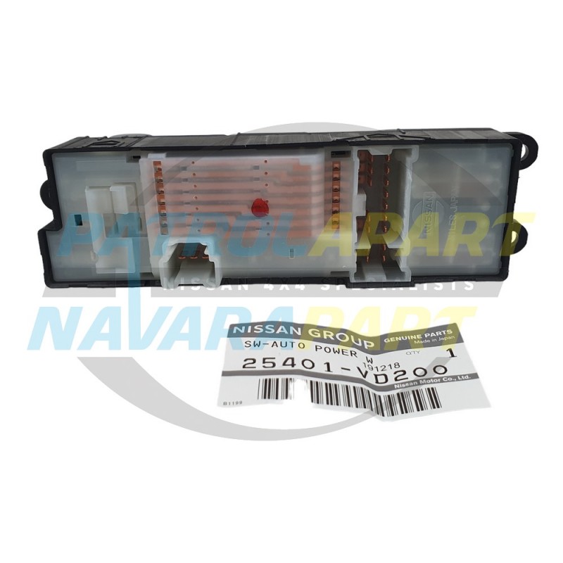 Genuine Nissan Patrol GU Y61 Window Combo Switch Series 2 on 2000-2017