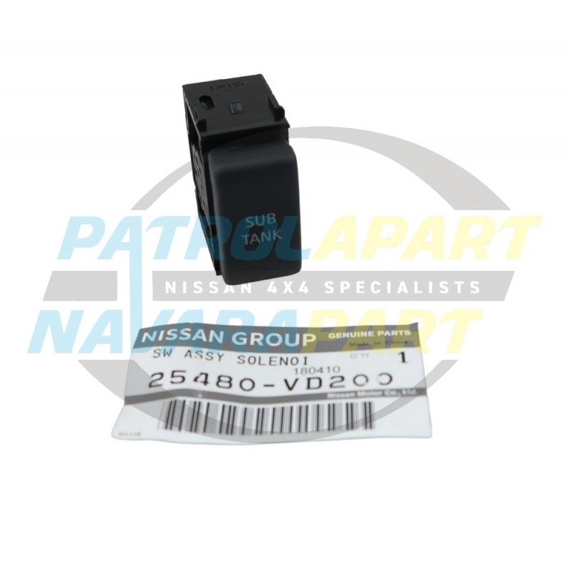 Genuine Nissan Sub Tank Button Switch suit Y61 GU4 Models