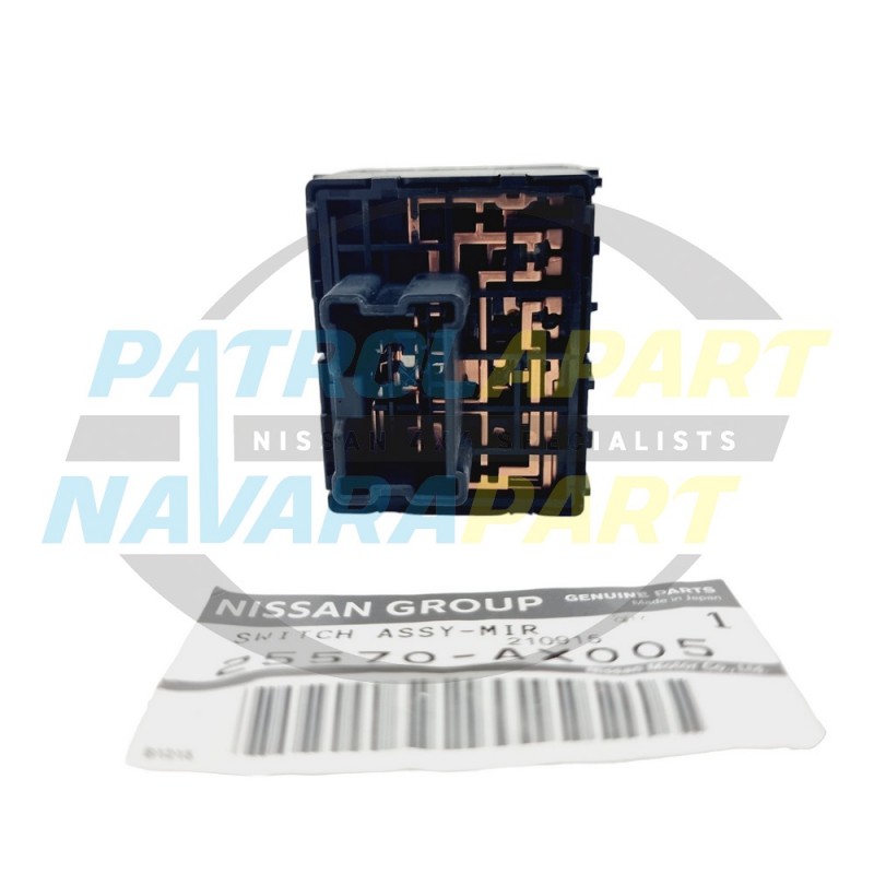 Genuine Nissan Patrol GU Y61 Series 4-9  Electric Mirror Switch