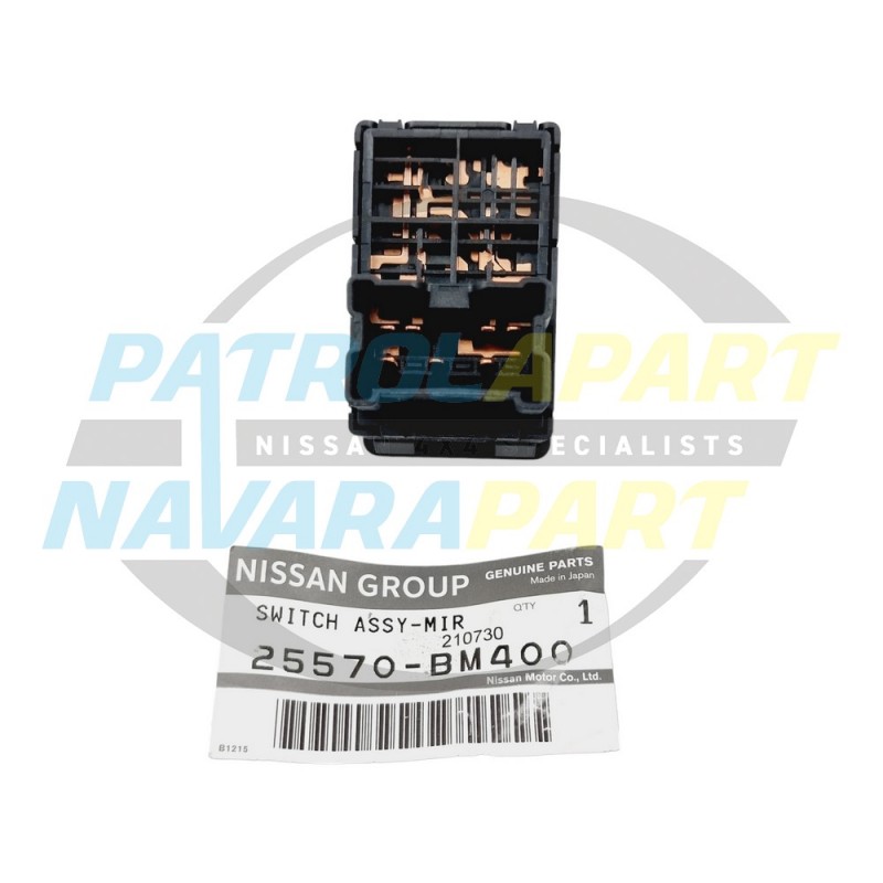 Genuine Nissan Patrol GU Y61 Series 3 Electric Mirror Switch