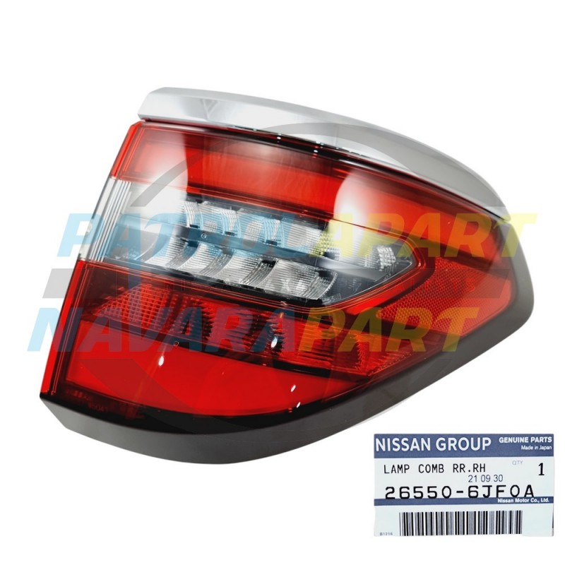 Genuine Nissan Patrol Y62 Wagon RH Body LED Tail Light S5