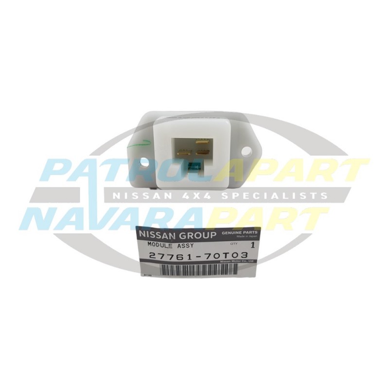 Genuine Nissan Patrol GU TB45 TB48 Ti Model Heater Fan Speed Resistor