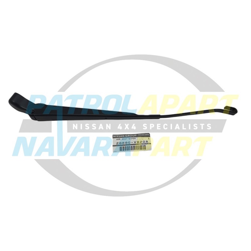 Genuine Nissan Patrol GU Y61 Right Hand Wiper Arm with Dust Cover